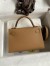 Hermes Kelly Mini II Sellier Handmade Bag In Chai Epsom Calfskin 