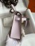 Hermes Kelly Mini II Sellier Handmade Bag in Mauve Pale Epsom Calfskin