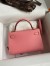Hermes Kelly Mini II Sellier Handmade Bag In Rose Confetti Epsom Calfskin