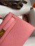 Hermes Kelly Mini II Sellier Handmade Bag In Rose Confetti Epsom Calfskin