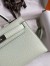 Hermes Kelly Mini II Sellier Handmade Bag in Vert Fizz Epsom Calfskin