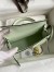Hermes Kelly Mini II Sellier Handmade Bag in Vert Fizz Epsom Calfskin