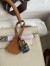 Hermes HSS Kelly 25 Sellier Bag in Craie/Gold/Mauve Pale Epsom Calfskin