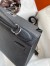 Hermes Kelly Sellier 28 Handmade Bag In Black Epsom Calfskin