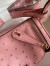 Hermes Mini Lindy Handmade Bag In Rose Sakura Ostrich Leather 