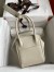 Hermes Lindy 26 Handmade Bag in Beton Swift Calfskin 