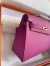 Hermes Kelly En Desordre 20 Handmade Bag in Magnolia Epsom Calfskin
