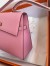 Hermes Kelly En Desordre 20 Handmade Bag in Rose Confetti Epsom Calfskin