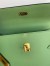 Hermes Kelly En Desordre 20 Handmade Bag in Vert Criquet Epsom Calfskin