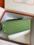 Hermes Kelly En Desordre 20 Handmade Bag in Vert Criquet Epsom Calfskin