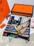 Hermes Multicolore Fantaisie d'Etriers Shawl 140 