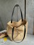 Loewe Medium Puzzle Fold Tote Bag in Natural Raffia