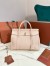 Loro Piana Loom L32 Bag in Cream Grained Leather