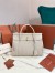 Loro Piana Loom L32 Bag in Light Travertine Grained Leather