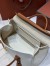 Loro Piana Loom L32 Bag in White and Tan Grained Leather