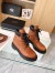 Prada Chelsea Boots in Cognac Leather and Re-Nylon