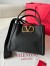 Valentino Alltime Medium Bag in Black Grained Calfskin 