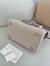 Valentino Antibes Small Shopping Bag in Canvas with Pink Leather