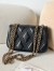 Valentino Quiltie 67 Small Shoulder Bag in Black Leather