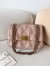 Valentino Quiltie 67 Meidum Shoulder Bag in Powder Leather