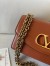 Valentino Garavani Vain Shoulder Bag in Caramel Calfskin