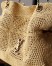 Saint Laurent Jamie 4.3 Large Pochon in Natural Raffia