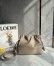 Loewe Flamenco Clutch Bag in Sand Nappa Calfskin
