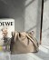 Loewe Flamenco Clutch Bag in Sand Nappa Calfskin