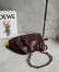 Loewe Large Flamenco Purse in Burgundy Nappa Lambskin