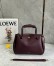 Loewe Madrid Medium Bag in Burgundy Supple Calfskin