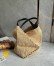 Loewe Medium Puzzle Fold Tote Bag in Natural Raffia