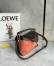 Loewe Puzzle Small Bag in Tan Suede and Chocolate Calfskin