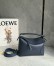 Loewe Puzzle Edge Small Bag in Navy Blue Soft Grained Leather