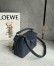 Loewe Puzzle Edge Small Bag in Navy Blue Soft Grained Leather