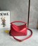 Loewe Featherlight Puzzle Small Bag in Red Nappa Lambskin