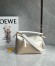 Loewe Puzzle Small Bag in White and Beige Classic Calfskin