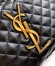 Saint Laurent Icare Hobo Bag in Black Quilted Nappa Leather