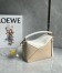 Loewe Puzzle Small Bag in White and Beige Classic Calfskin