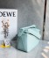 Loewe Puzzle Small Bag In Aquamarine Satin Calfskin
