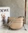 Loewe Gate Small Bag In Sand Calfskin and Jacquard