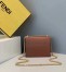 Fendi Small Kan U Bag In Brown Calfskin