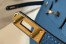 Hermes Birkin 25cm Bag In Blue Agate Clemence Leather
