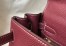 Hermes Kelly 28cm Retourne Bag In Bordeaux Clemence Leather