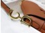 Dior Saddle Bag In Brown Grained Calfskin