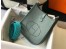 Hermes Evelyne III TPM Mini Bag In Vert Amande Clemence Leather