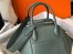 Hermes Vert Amande Clemence Lindy 30cm Bag with GHW