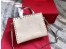 Valentino White Small Rockstud Top Handle Bag