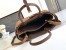 Prada Buckle Medium Bag with Belt in Cocoa Suede Calfskin