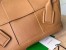 Bottega Veneta Arco Medium Bag In Caramel Grained Leather