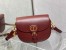 Dior Medium Bobby Bag In Bordeaux Calfskin